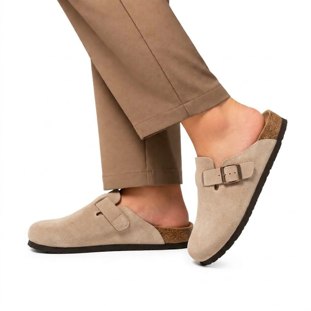 Suede Clogs