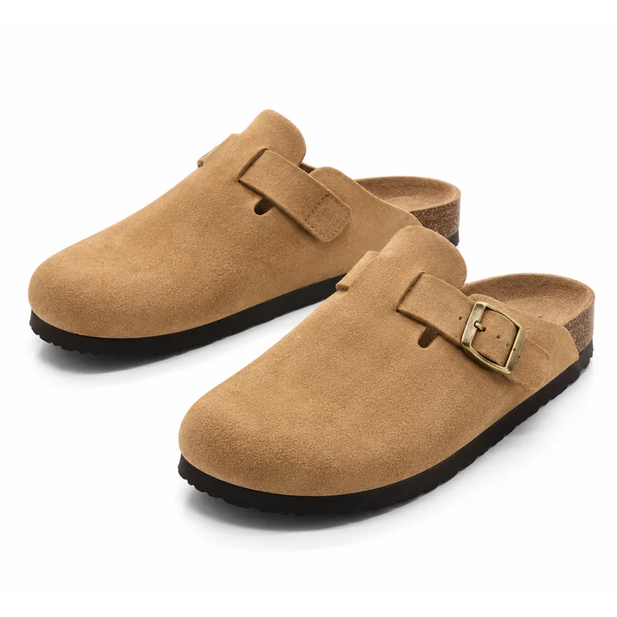 Suede Clogs