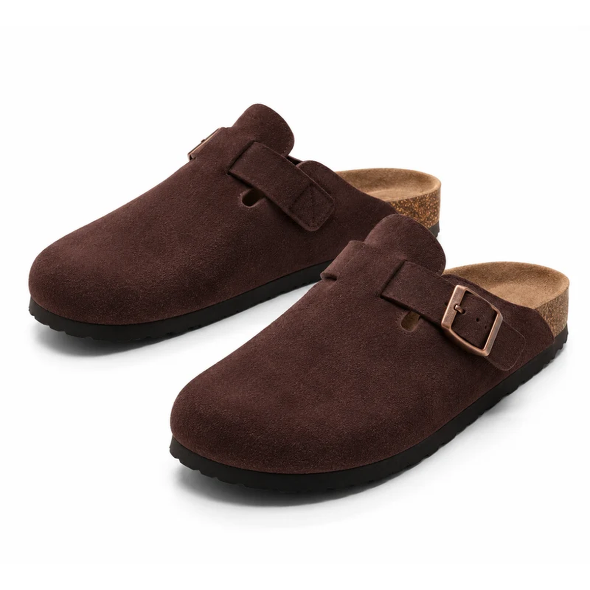 Suede Clogs