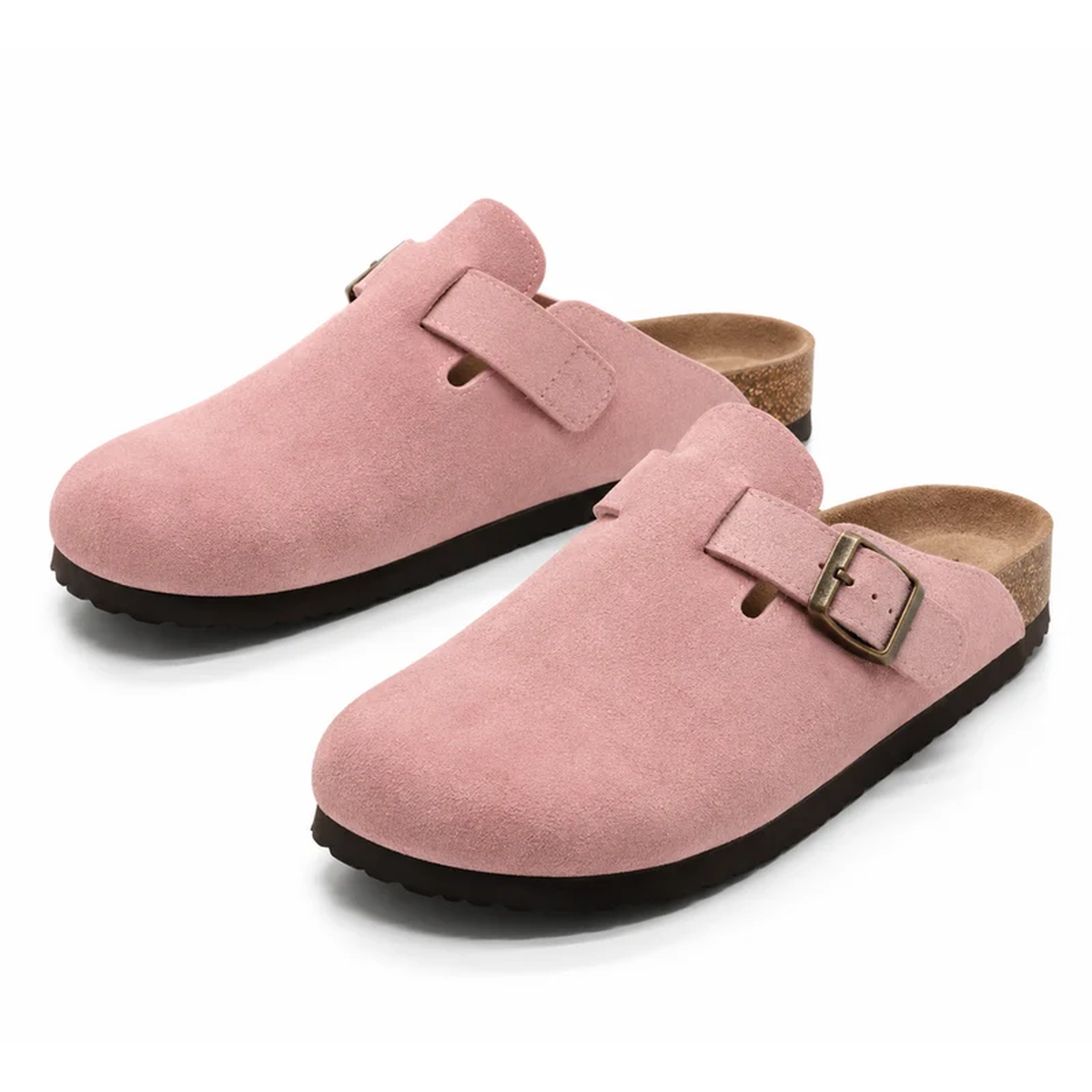 Suede Clogs